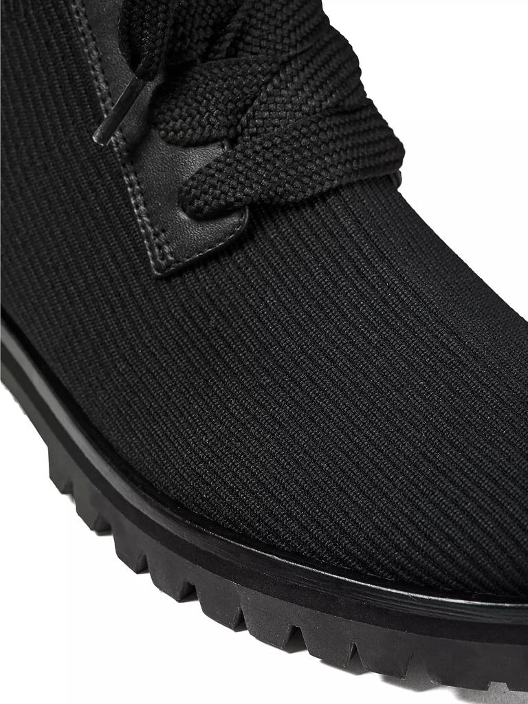 Merigue Rib-Knit Combat Boots 商品