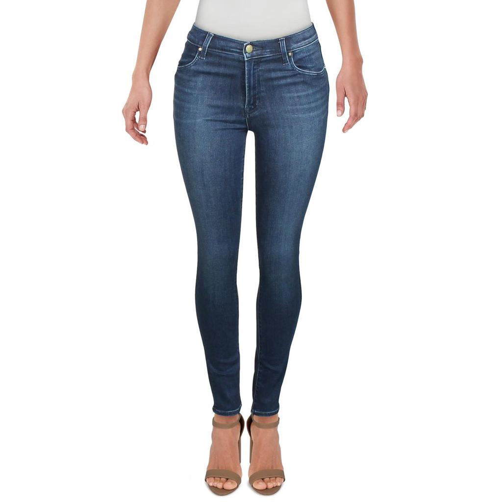 J Brand Womens Maria Denim Medium Wash Skinny Jeans商品第3张图片规格展示