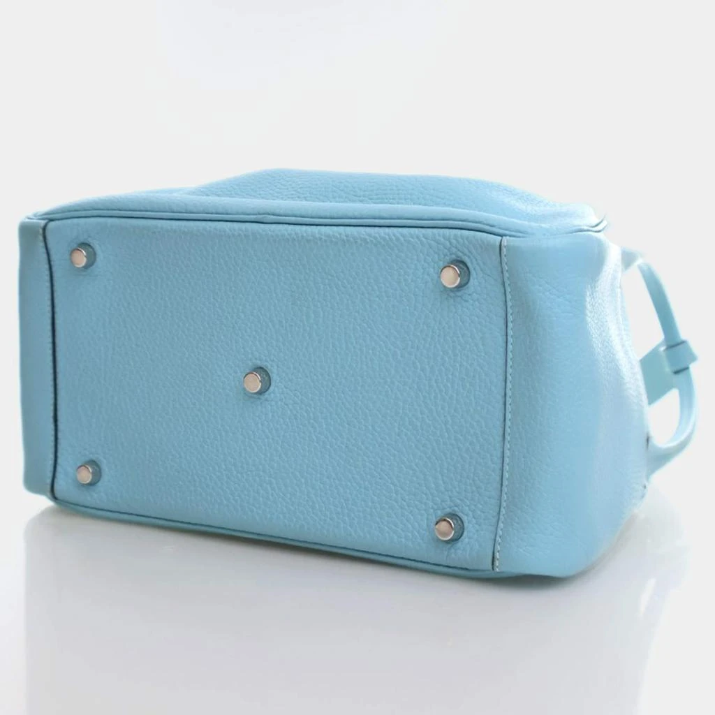 Hermes Lindy 30 Blue Clemence Leather Shoulder Bag 商品