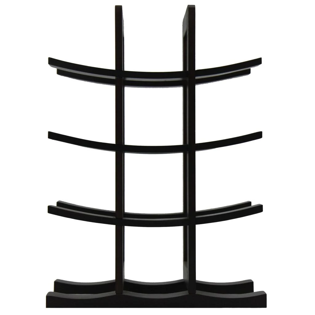 商品Oceanstar|12-Bottle Dark Espresso Bamboo Wine Rack,价格¥348,第2张图片详细描述