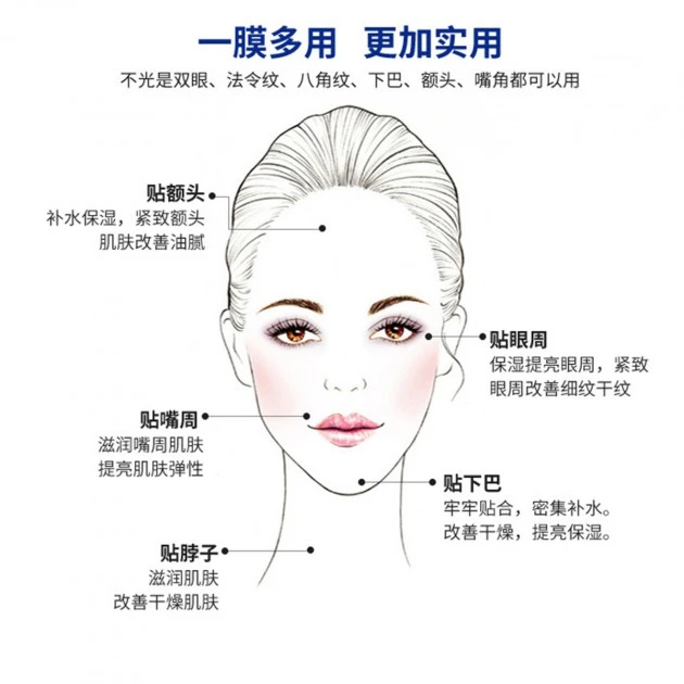 韩国SNP燕窝眼膜30对补水保湿去眼袋黑眼圈胶原蛋白提拉紧致淡化 商品