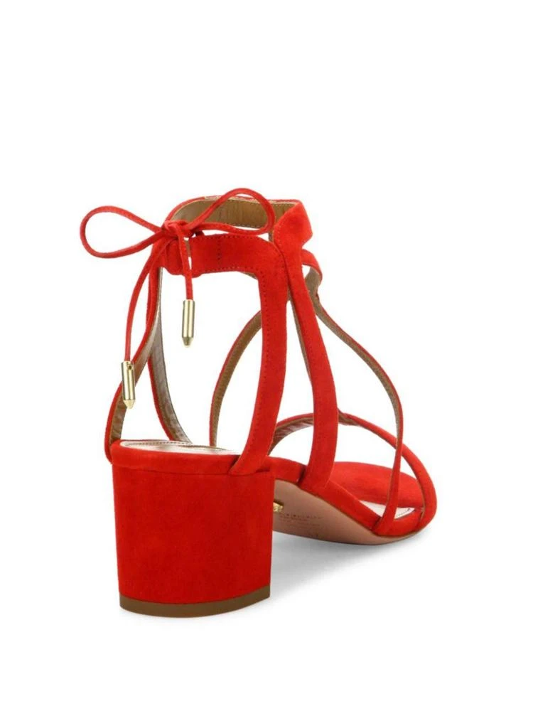 商品Aquazzura|Fiji Block Heel Cage Sandal,价格¥2323,第2张图片详细描述