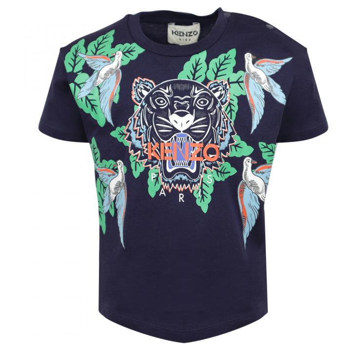 商品Kenzo|Navy Baby Boys Tiger T Shirt,价格¥540-¥584,第1张图片
