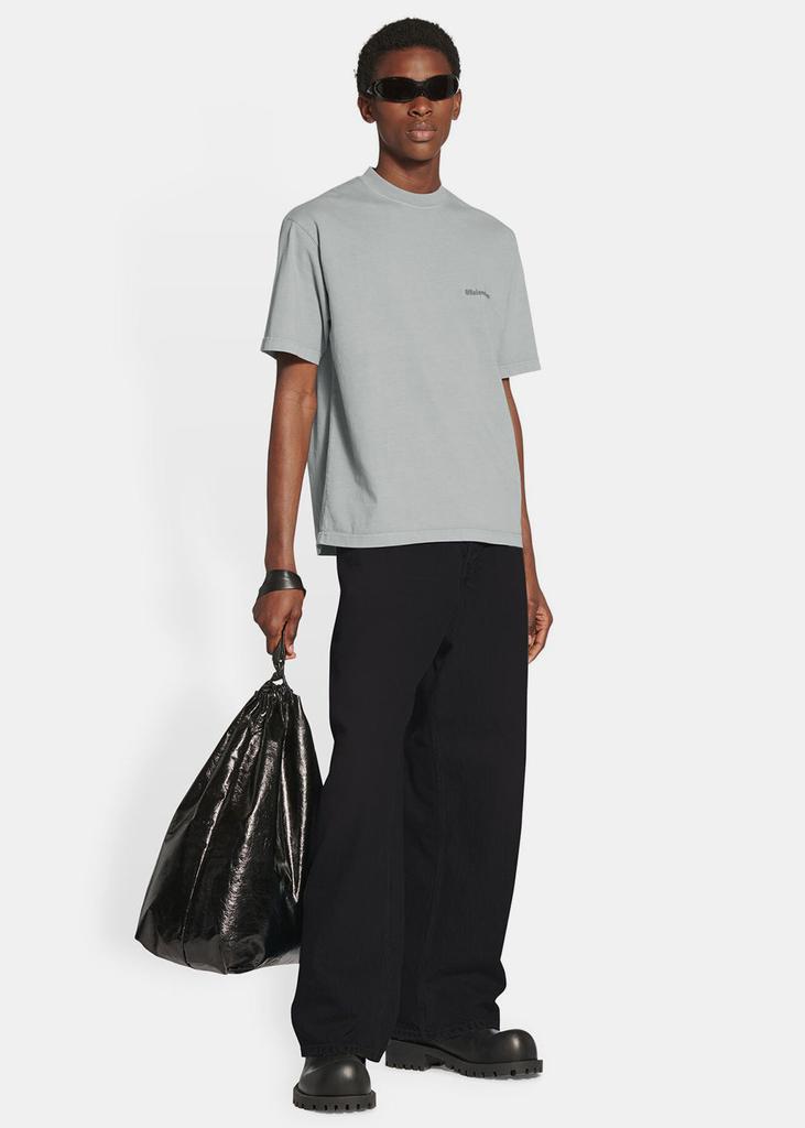 Balenciaga Grey Medium Fit T-Shirt商品第5张图片规格展示