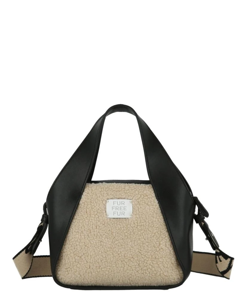 商品Stella McCartney|Small Shearling Logo Stud Tote,价格¥2251,第5张图片详细描述