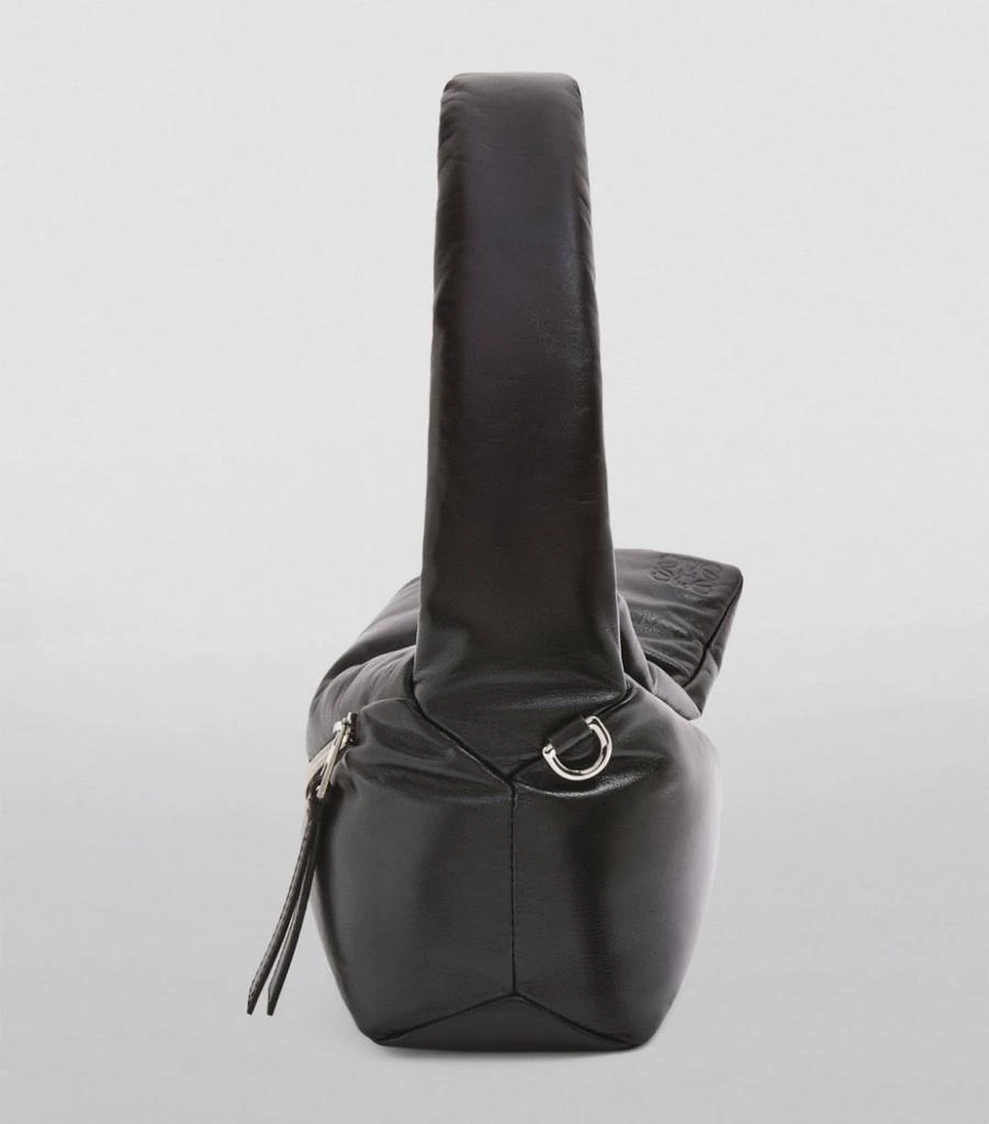 Leather Puffer Puzzle Top-Handle Bag 商品