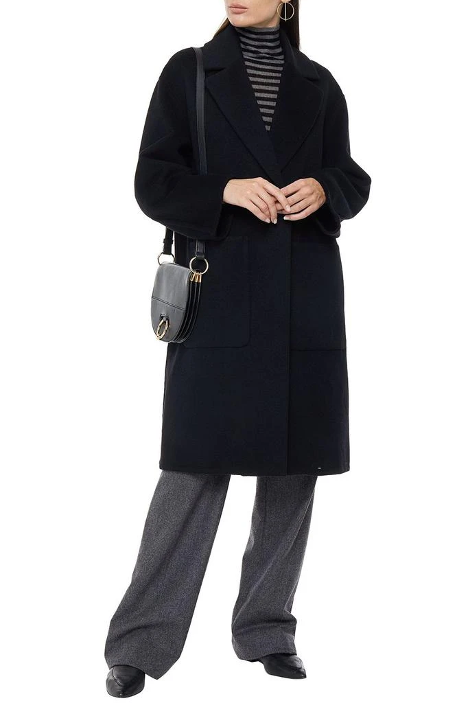 商品Vince|Brushed wool-blend felt coat,价格¥2852,第4张图片详细描述