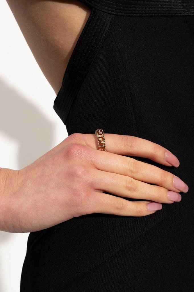 商品Versace|Versace Gold Crystal-Embellished Ring - Women,价格¥4684,第2张图片详细描述