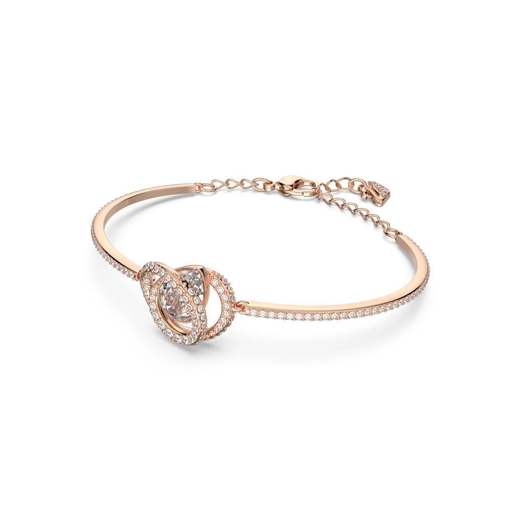 商品Swarovski|Generation bangle white rose gold-tone plated,价格¥968,第3张图片详细描述