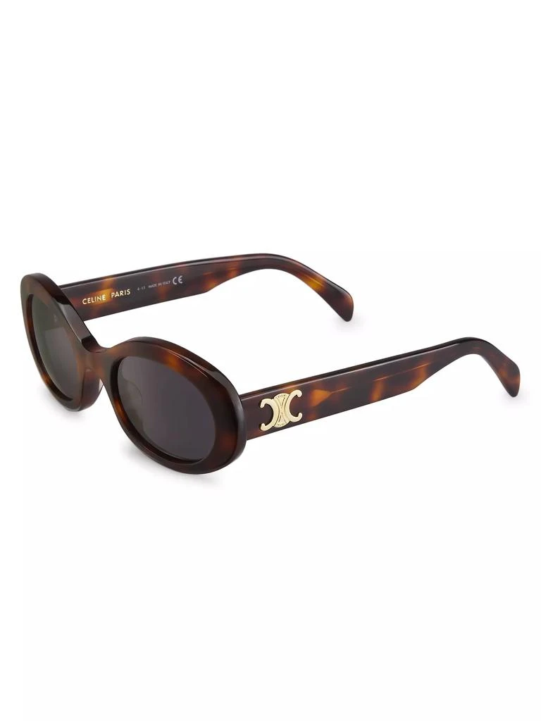 商品Celine|Triomphe 52MM Oval Sunglasses,价格¥3839,第1张图片