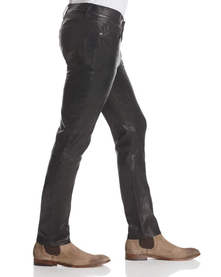 商品J Brand|Mick Skinny Fit Leather Pants in Washed Black,价格¥5600,第2张图片详细描述