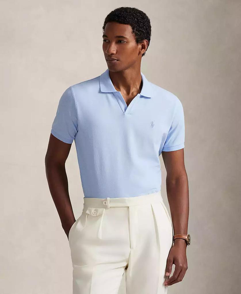Polo homme coupe classique en maille extensible image 2