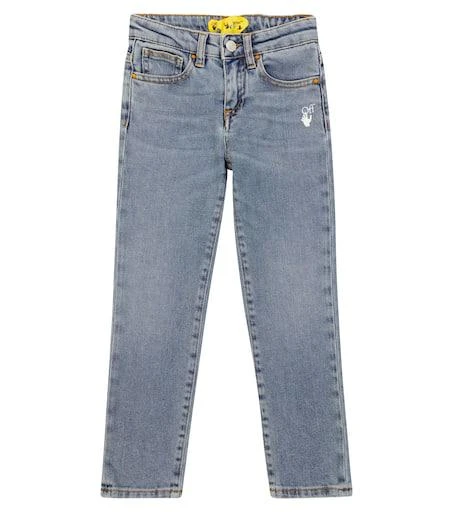 商品Off-White|Diagonal slim-fit jeans,价格¥1763,第1张图片