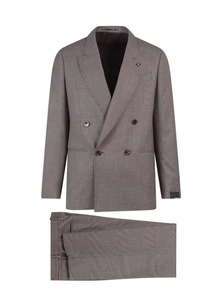 商品LARDINI|Wool Suit With Prince Of Wales Motif,价格¥5959,第1张图片