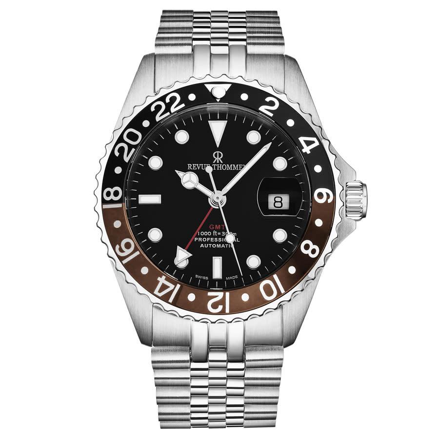 Revue Thommen Diver GMT Automatic Black Dial Mens Watch 17572.2239商品第1张图片规格展示