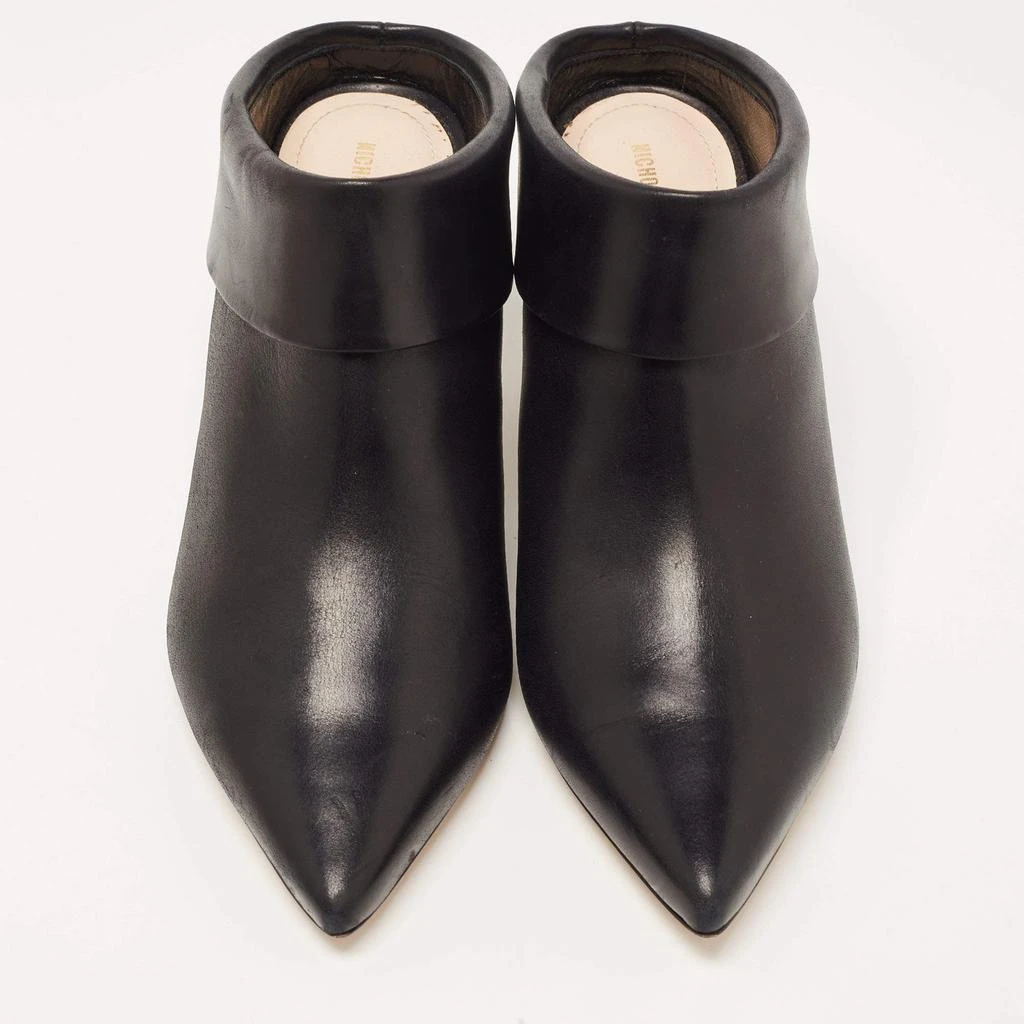 商品[二手商品] Nicholas Kirkwood|Nicholas Kirkwood Black Leather Pointed Toe Mules Size 37,价格¥2498,第3张图片详细描述