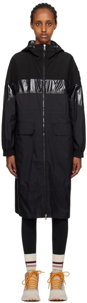 商品Moncler|黑色 Elorn 大衣,价格¥12564,第1张图片