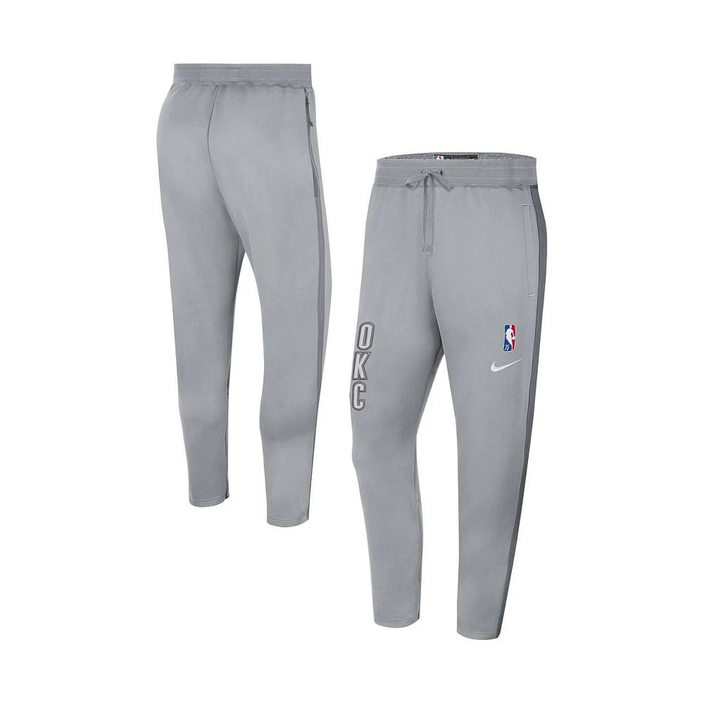 商品NIKE|Men's Gray Oklahoma City Thunder 2021/22 City Edition Showtime Performance Pants,价格¥733,第1张图片