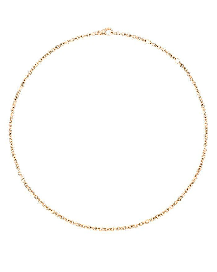 商品Pomellato|18K Rose Gold Round Link Chain Necklace, 16.5",价格¥18657,第1张图片