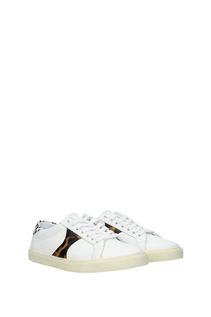 商品Celine|Sneakers triomphe Leather White Leopard,价格¥1606,第4张图片详细描述