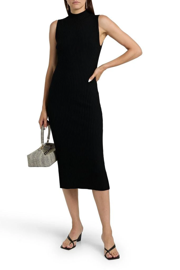 商品Theory|Ribbed merino wool-blend midi dress,价格¥1153,第2张图片详细描述