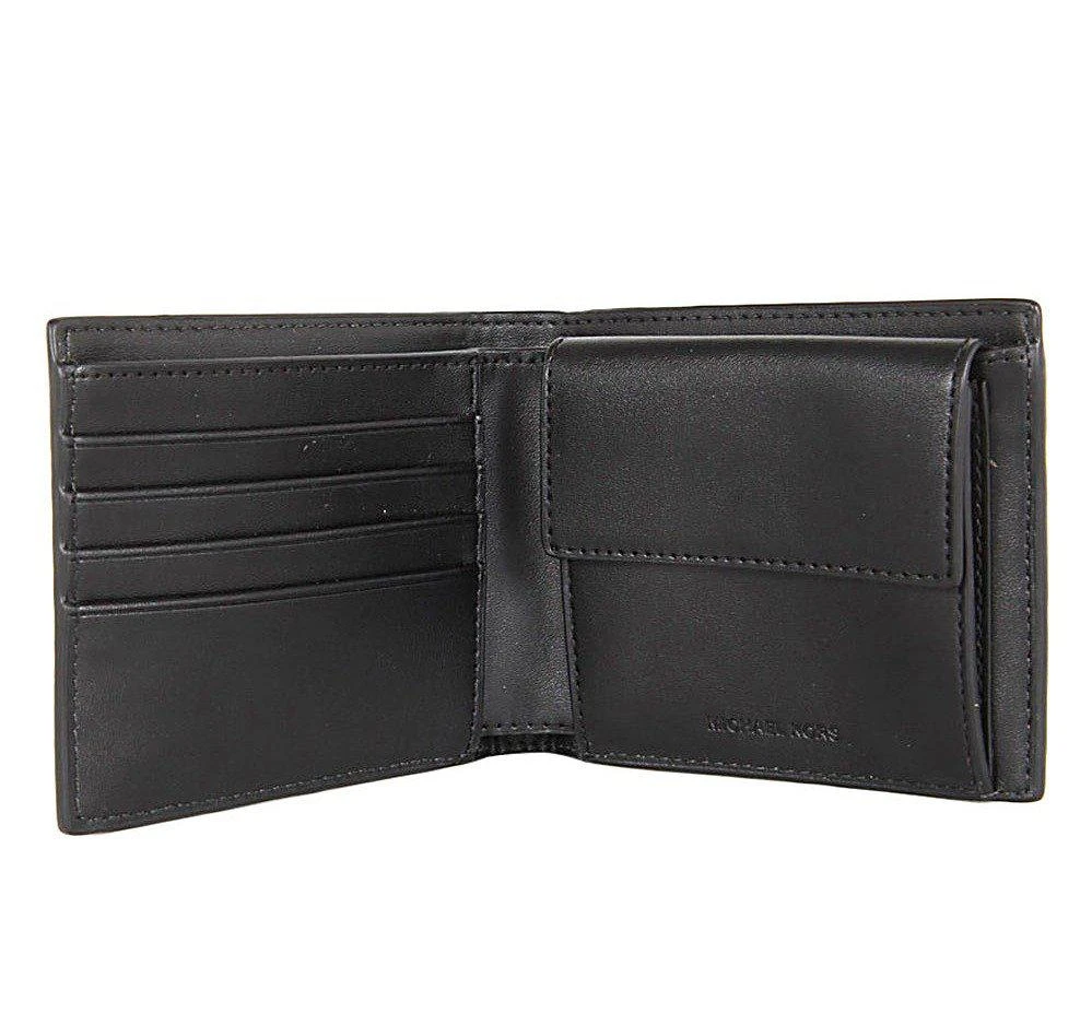 商品Michael Kors|Michael Kors Greyson Logo Lettering Bi-Fold Wallet,价格¥829,第3张图片详细描述
