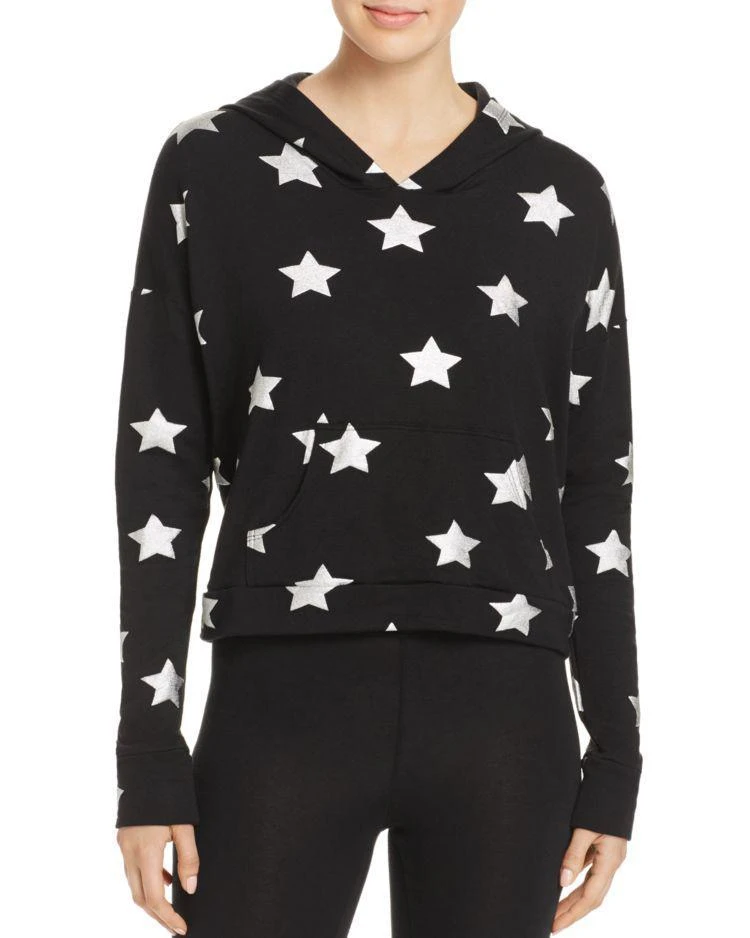 商品Terez|Terez Foiled Silver Star Print Hoodie,价格¥429,第1张图片