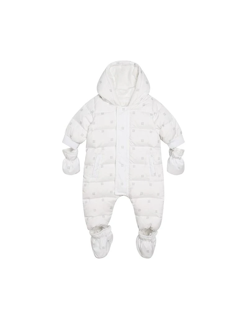 商品Givenchy|White Snowsuit With Logo And 4g Pattern,价格¥2773,第1张图片