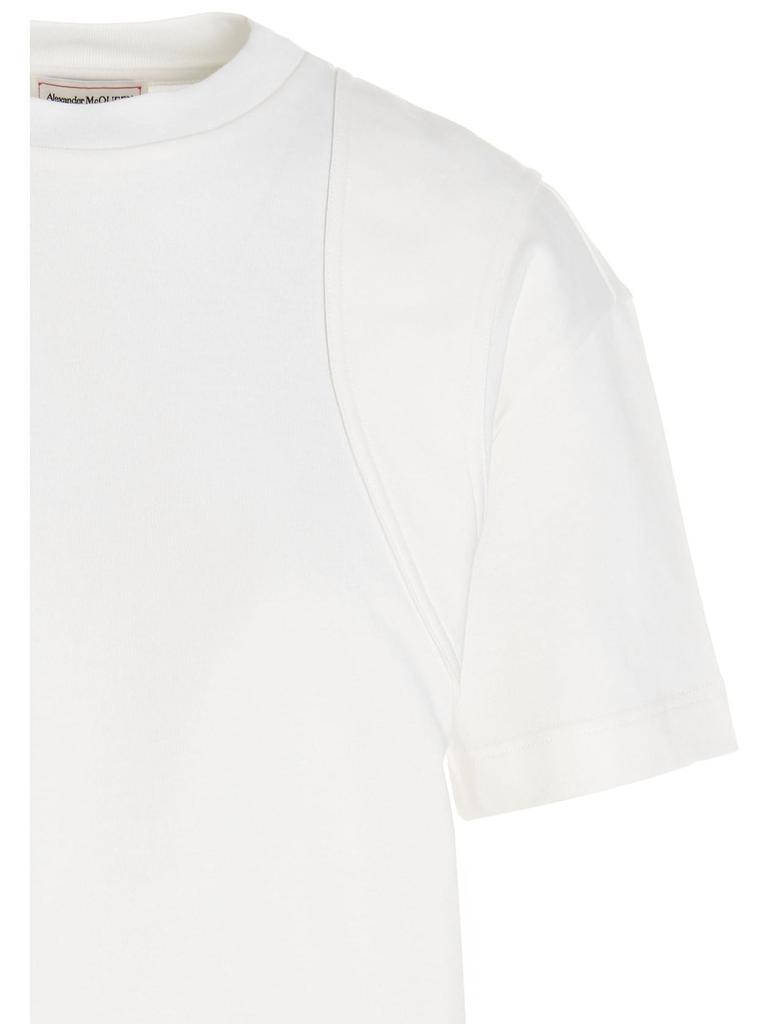 商品Alexander McQueen|Logo embroidery T-shirt,价格¥1754,第5张图片详细描述