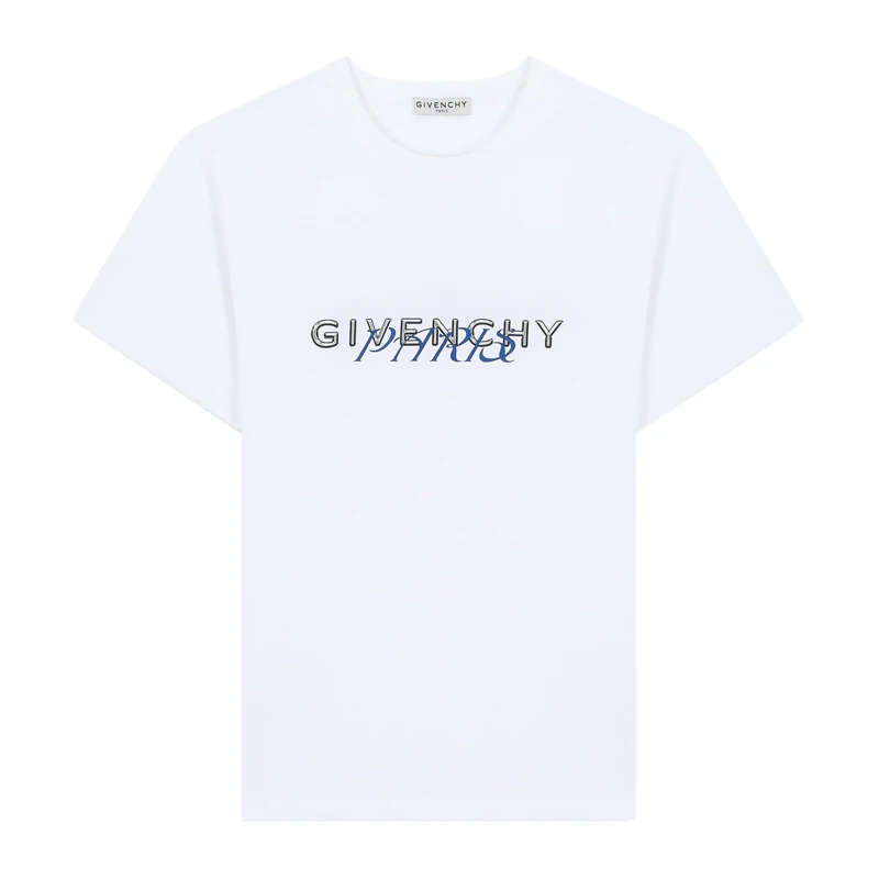 商品[国内直发] Givenchy|Givenchy 纪梵希 男士白色短袖T恤 BM70WW3002-100,价格¥2839,第1张图片