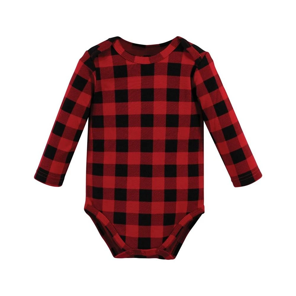 商品Hudson|Baby Girls and Boys Cotton Long-Sleeve Bodysuits, Pack of 5,价格¥166,第5张图片详细描述