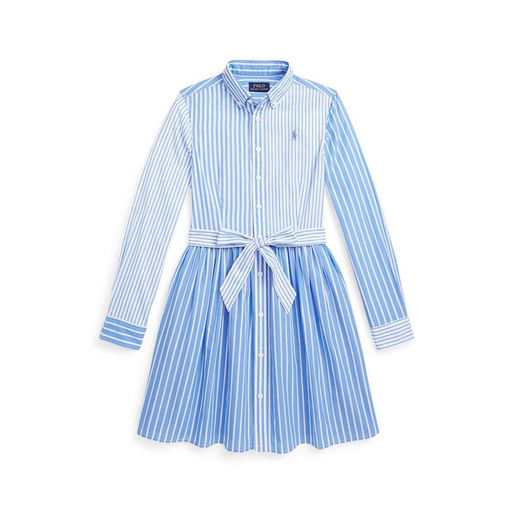 商品Ralph Lauren|Big Girls Poplin Fun Shirt Dress,价格¥399,第4张图片详细描述
