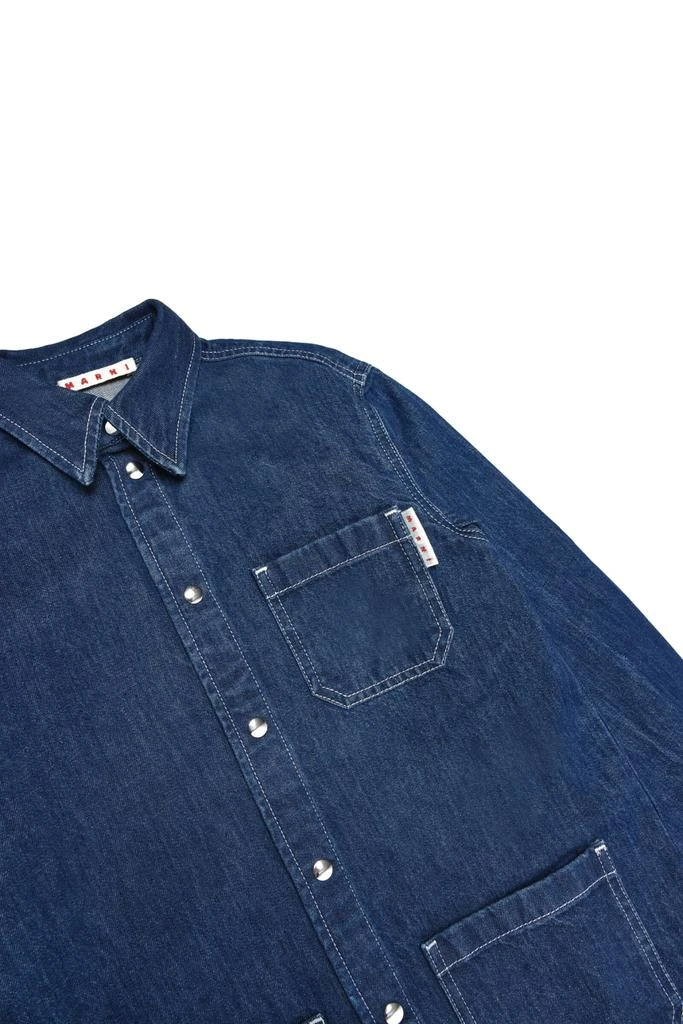 商品Marni|儿童牛仔衬衫式连衣裙,价格¥909,第3张图片详细描述