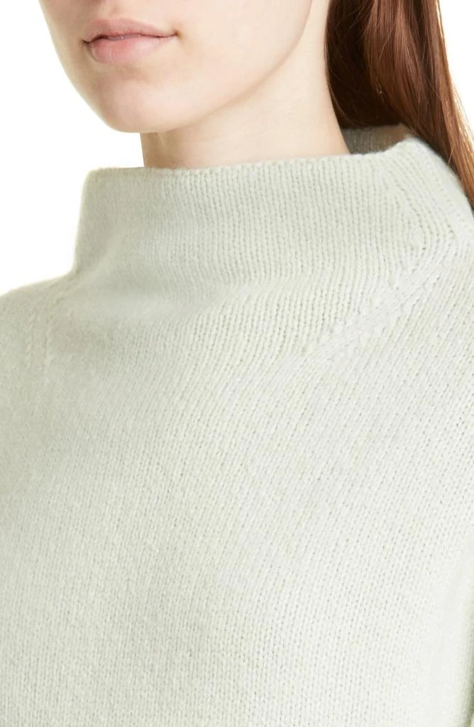 商品Vince|Marled Funnel Neck Wool Blend Sweater,价格¥638,第4张图片详细描述
