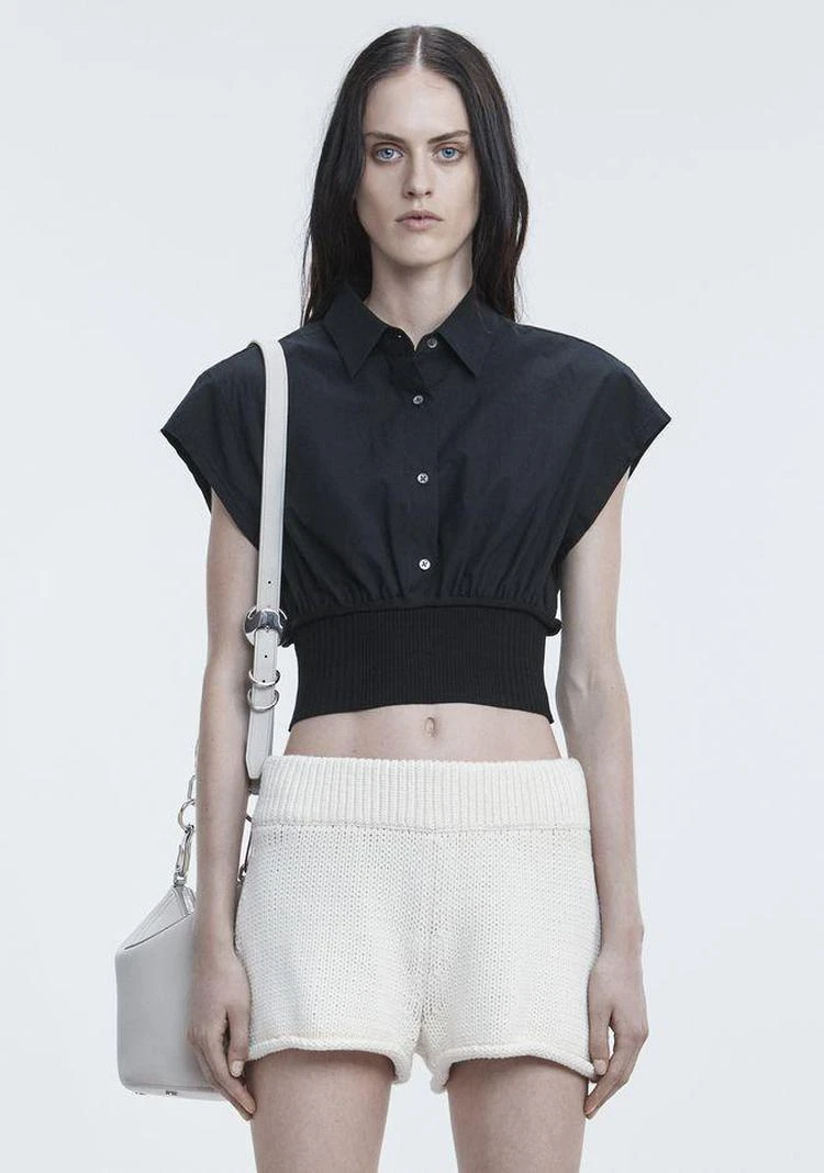 商品Alexander Wang|WASHED POPLIN TOP ,价格¥753,第3张图片详细描述