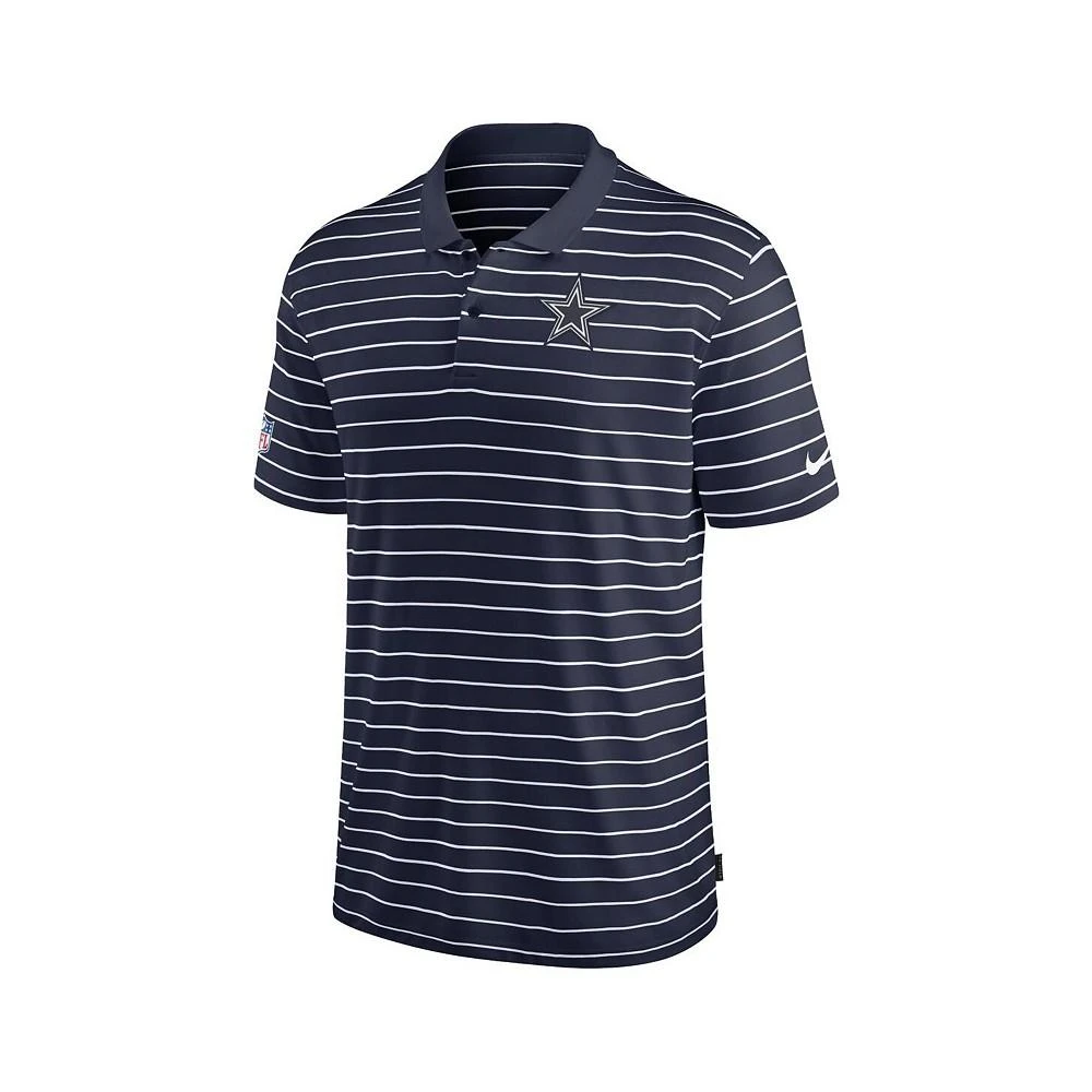 商品NIKE|Men's Navy Dallas Cowboys Sideline Lock Up Victory Performance Polo Shirt,价格¥390,第3张图片详细描述