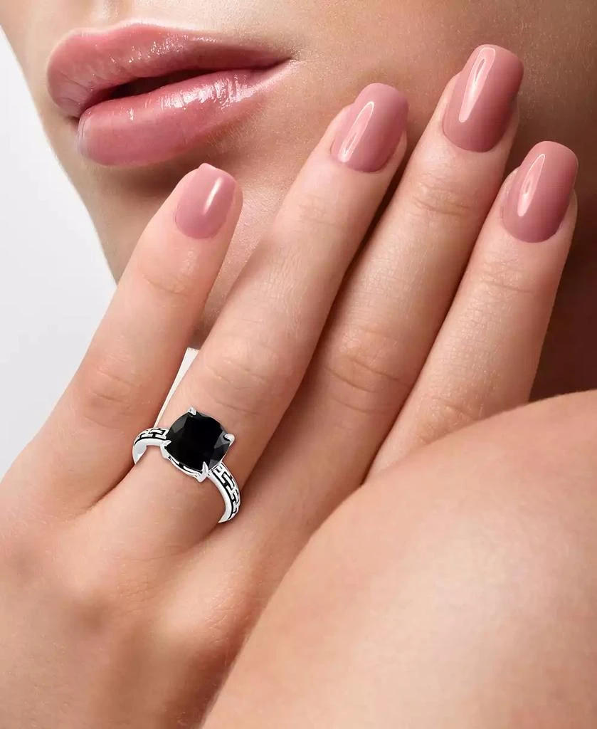 商品Effy|EFFY® Onyx Ring in Sterling Silver,价格¥916,第2张图片详细描述