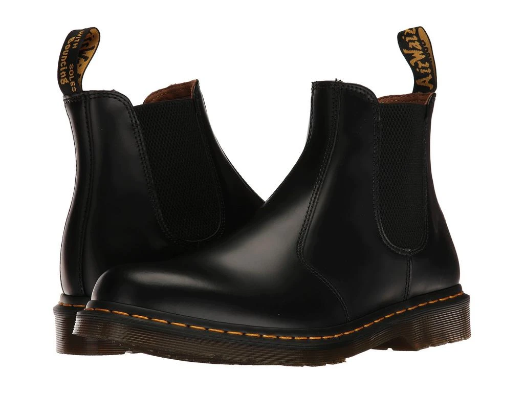 商品Dr. Martens|2976 Yellow Stitch Smooth Leather Chelsea Boots,价格¥729,第1张图片