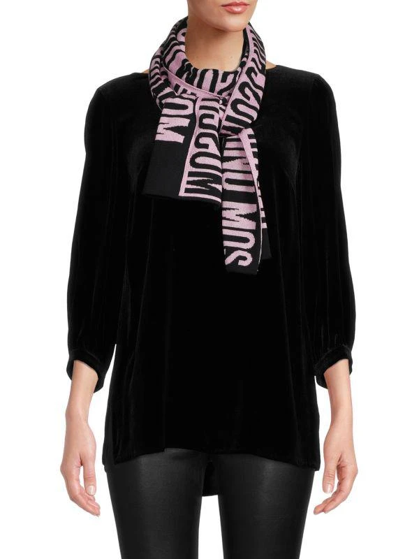 商品Moschino|Cold Weather Logo Scarf,价格¥775,第1张图片