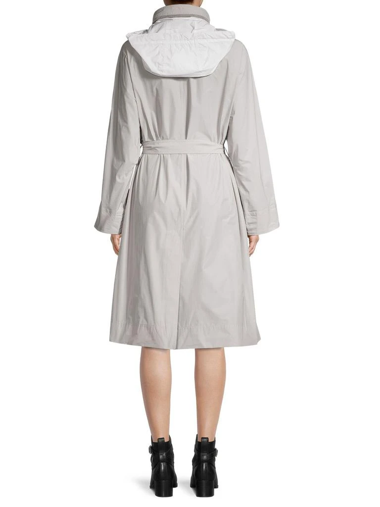 商品Brunello Cucinelli|Funnelneck Belted Raincoat,价格¥7884,第3张图片详细描述