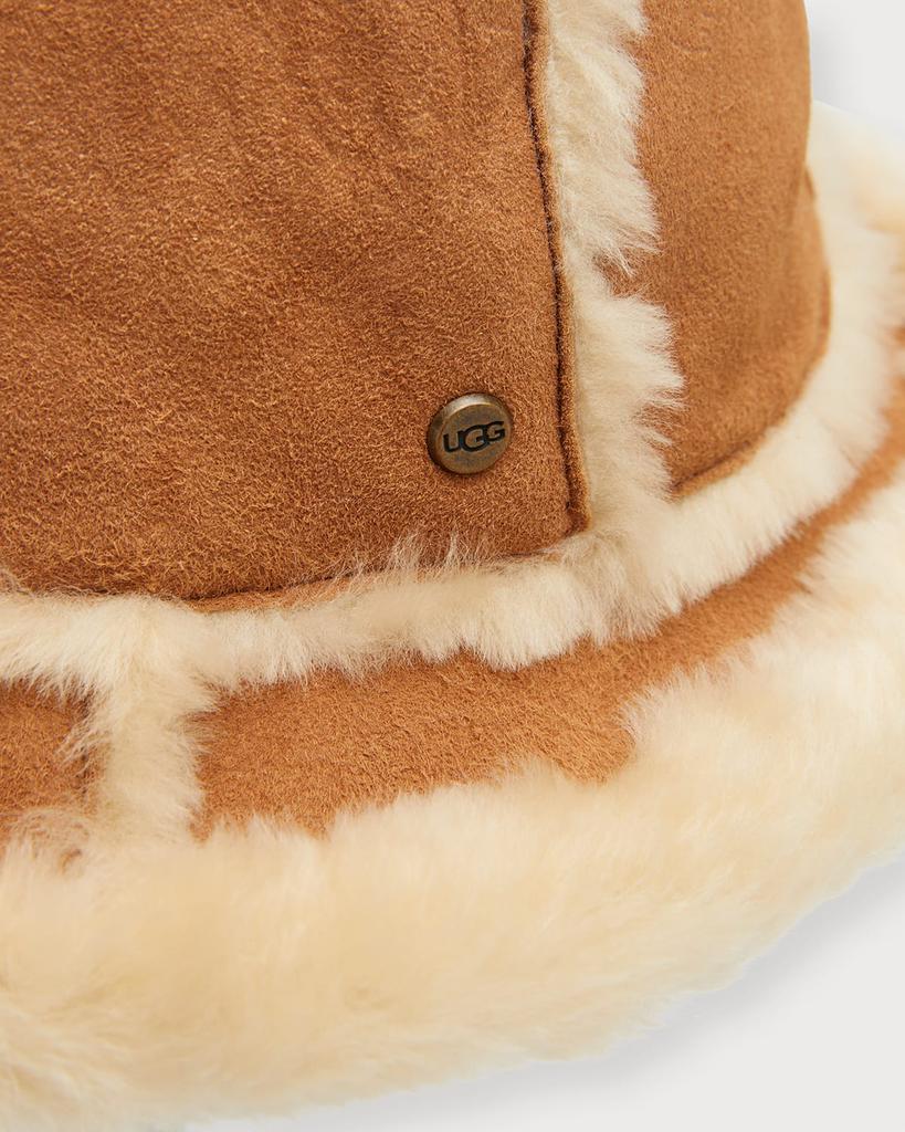 商品UGG|Sheepskin & Shearling Paneled Bucket Hat,价格¥1208,第4张图片详细描述