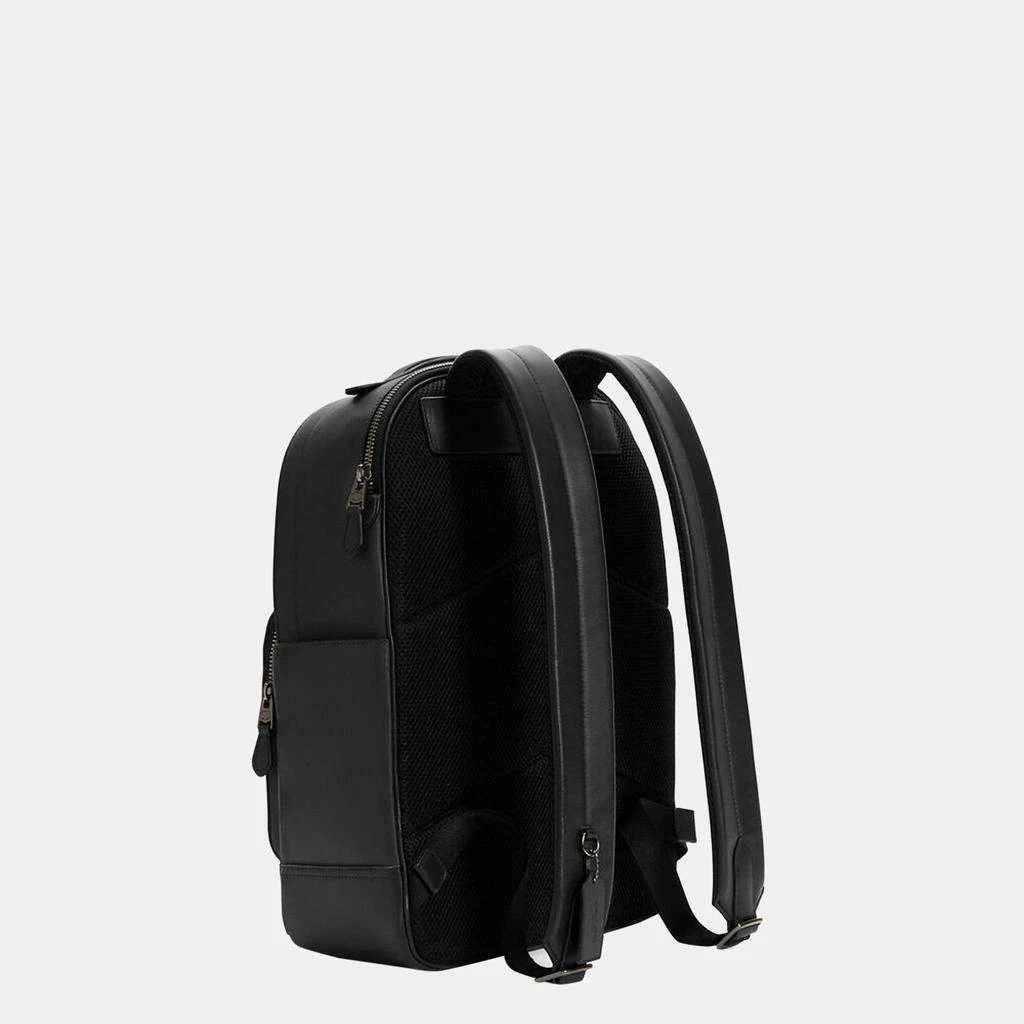 商品Coach|Coach Black - Leather - Graham Backpack,价格¥7206,第4张图片详细描述