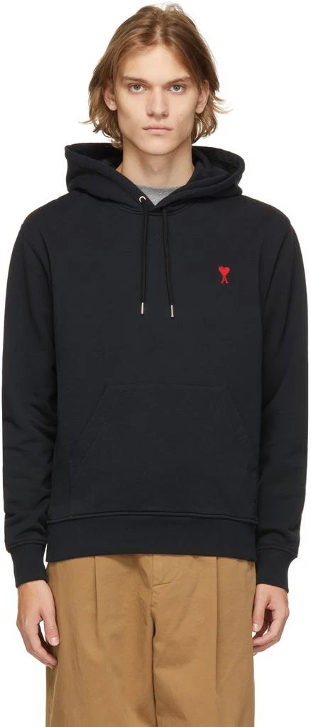 商品AMI|Black Ami de Cœur Hoodie,价格¥1687,第1张图片