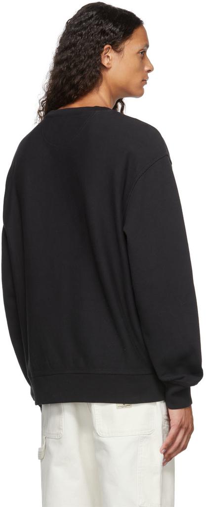 Black Overdyed Stock Logo Sweatshirt商品第3张图片规格展示
