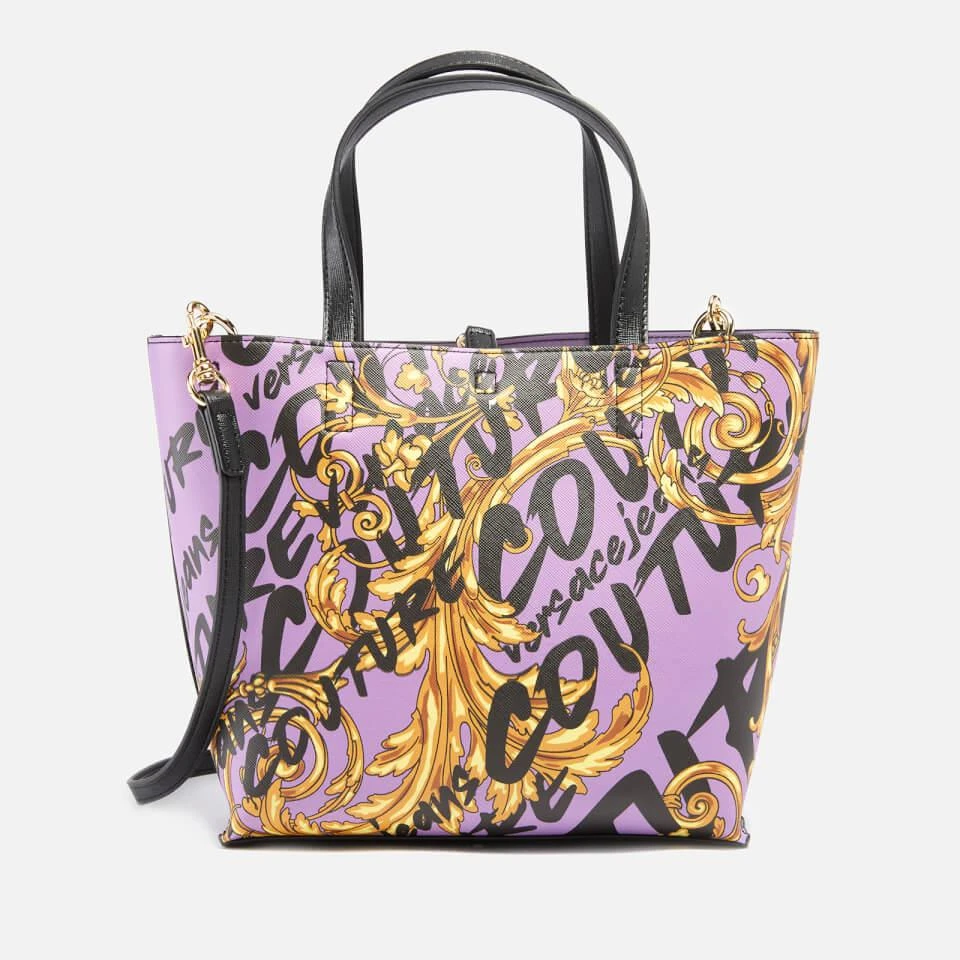 商品Versace|Versace Jeans Couture Small Reversible Faux Leather Tote Bag,价格¥911,第1张图片