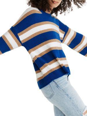商品Madewell|Halo-Striped Belmore Sweater,价格¥149,第5张图片详细描述