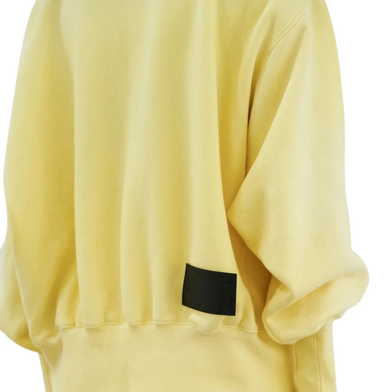 We11done 女士黄色字母logo圆领卫衣 WD-TS8-20-098-U-YE 商品