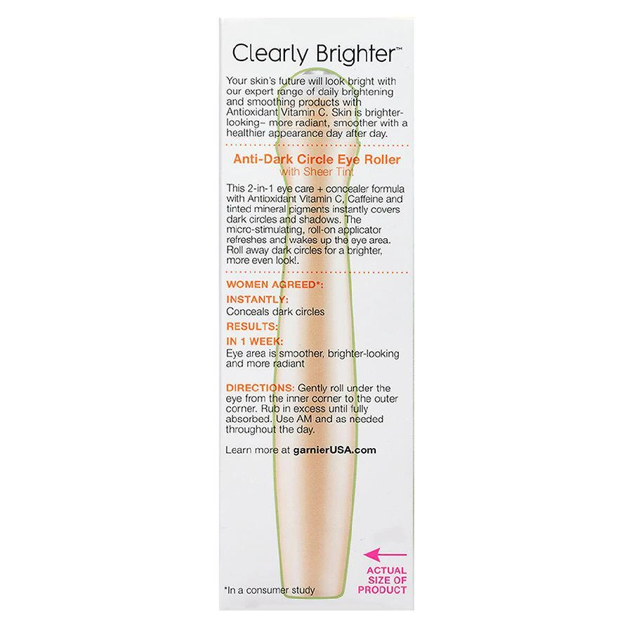 商品Garnier SkinActive|Clearly Brighter Sheer Tinted Eye Roller,价格¥99,第2张图片详细描述