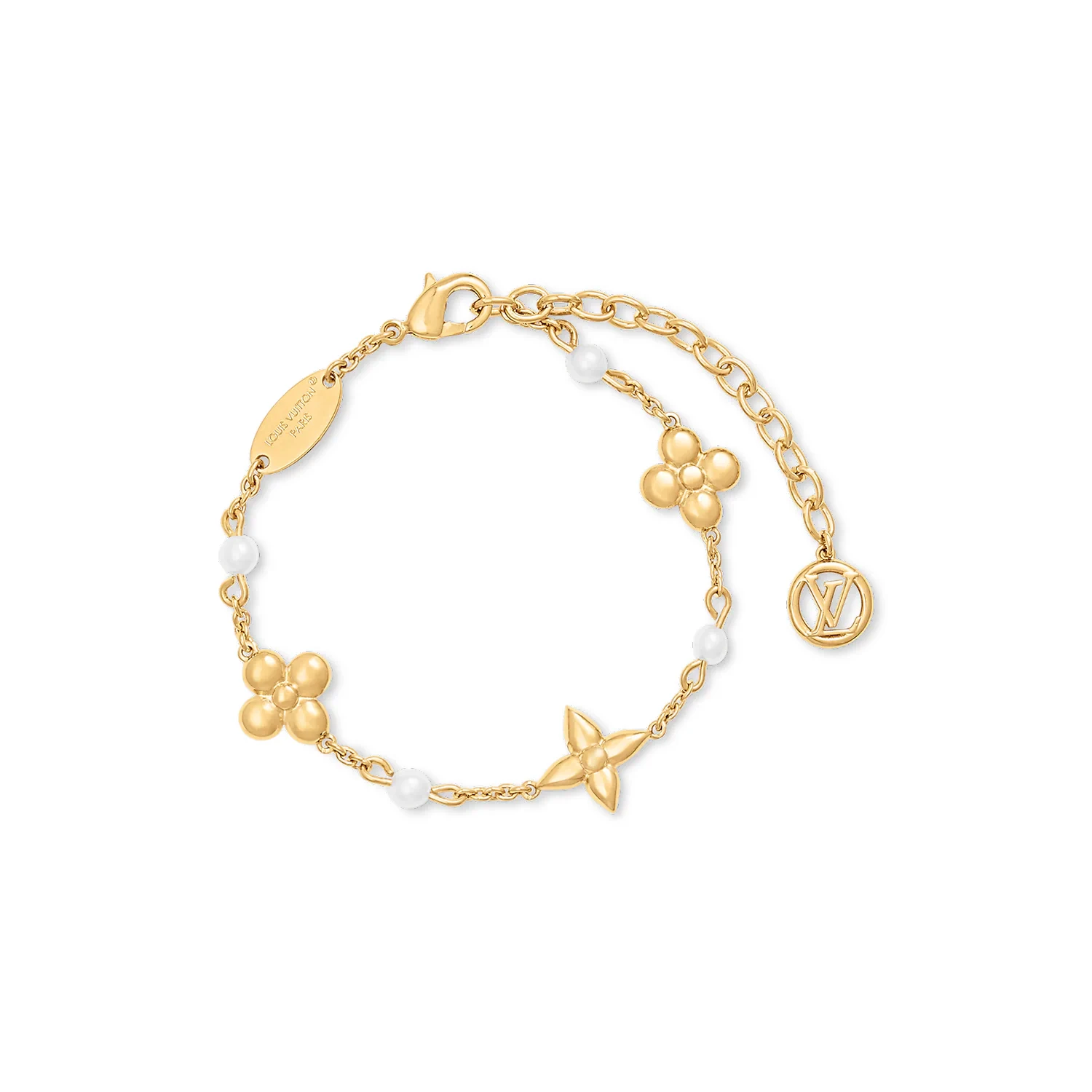 商品Louis Vuitton|【预售】 LV路易威登 25春夏 女士 手镯 LOUISA 手链 M1429A ,价格¥5435,第1张图片