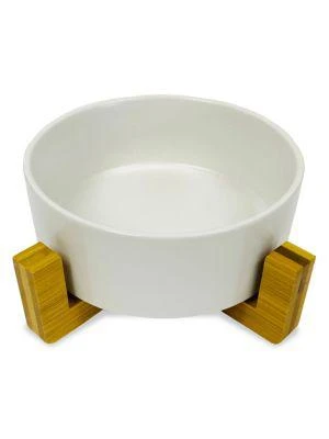 商品Bark by Dog|Ceramic Dog Bowl with Stand,价格¥397,第2张图片详细描述